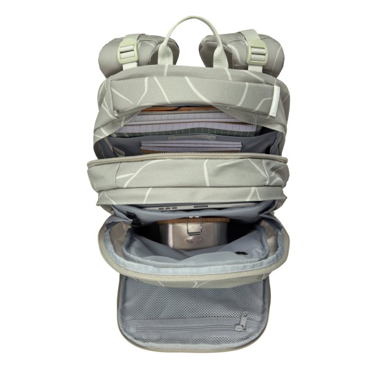 Preview: Bold Schulrucksack Curve grün Inneneinteilung (ohne Inhalt)