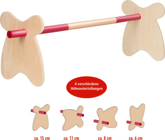 Preview: untschiedliche Höhen einstellbar