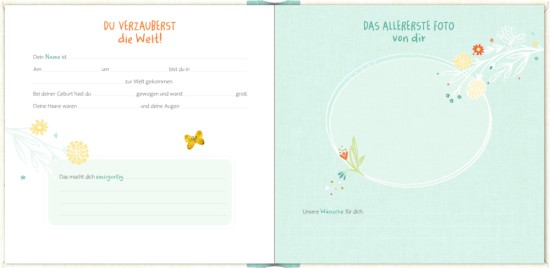 Preview: Coppenrath Gästebuch innenansicht