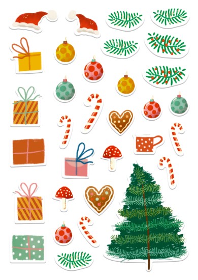 Preview: Inhalt Stickerbogen