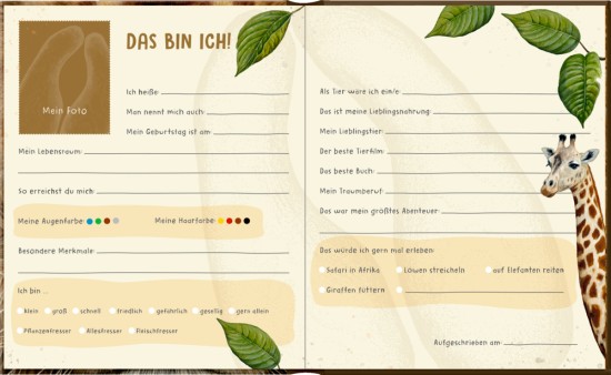 Preview: Freundebuch Einblick