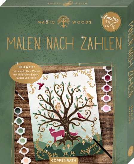 Malen nach Zahlen DIY Set Magic Woods