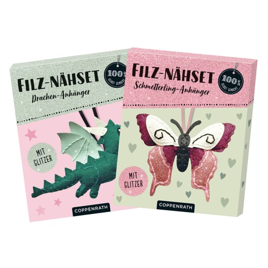 Filz-Nähset Glitzer