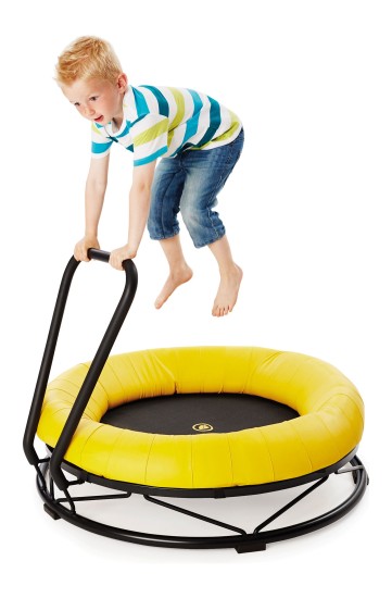 Gonge Trampolin mit Haltegriff