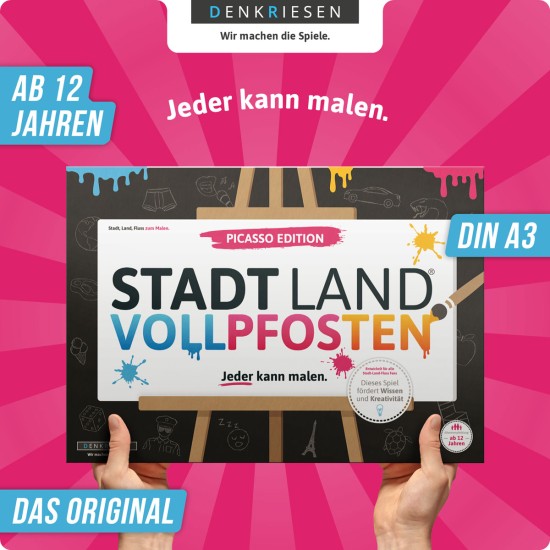 Preview: Stadt Land Vollpfosten Din A3