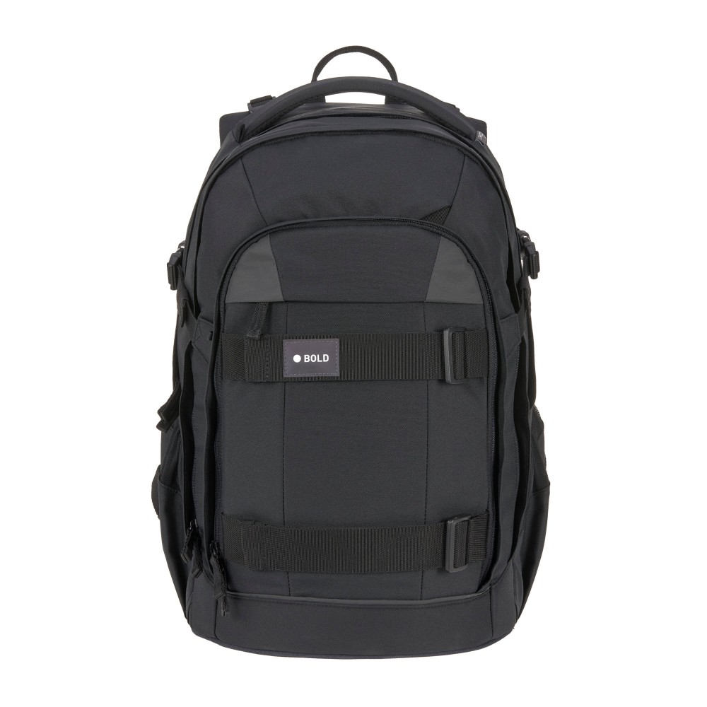 Lässig Bold Schulrucksack Schwarz