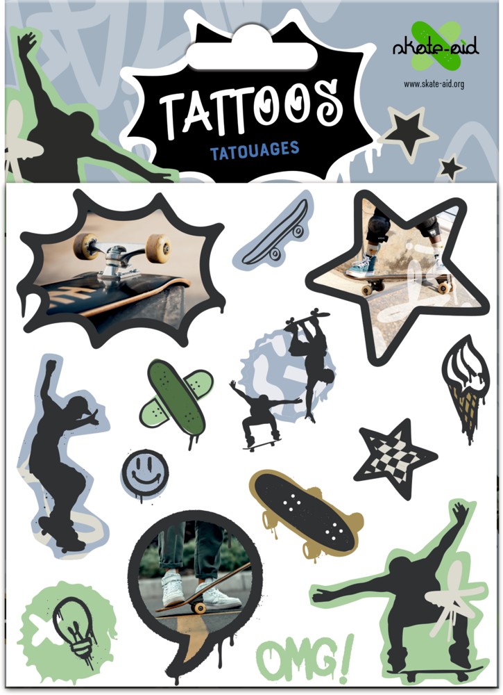 Skate Aid Tattoos