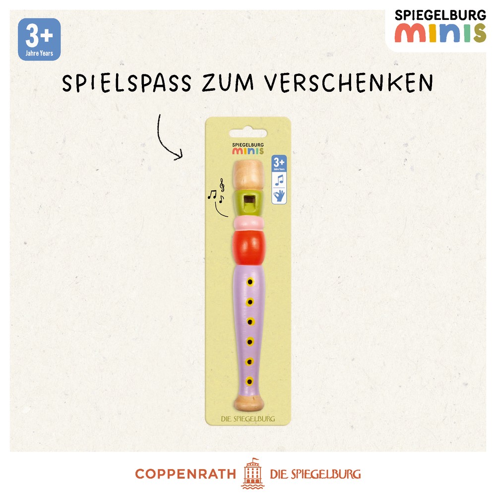 Flöte verpackt