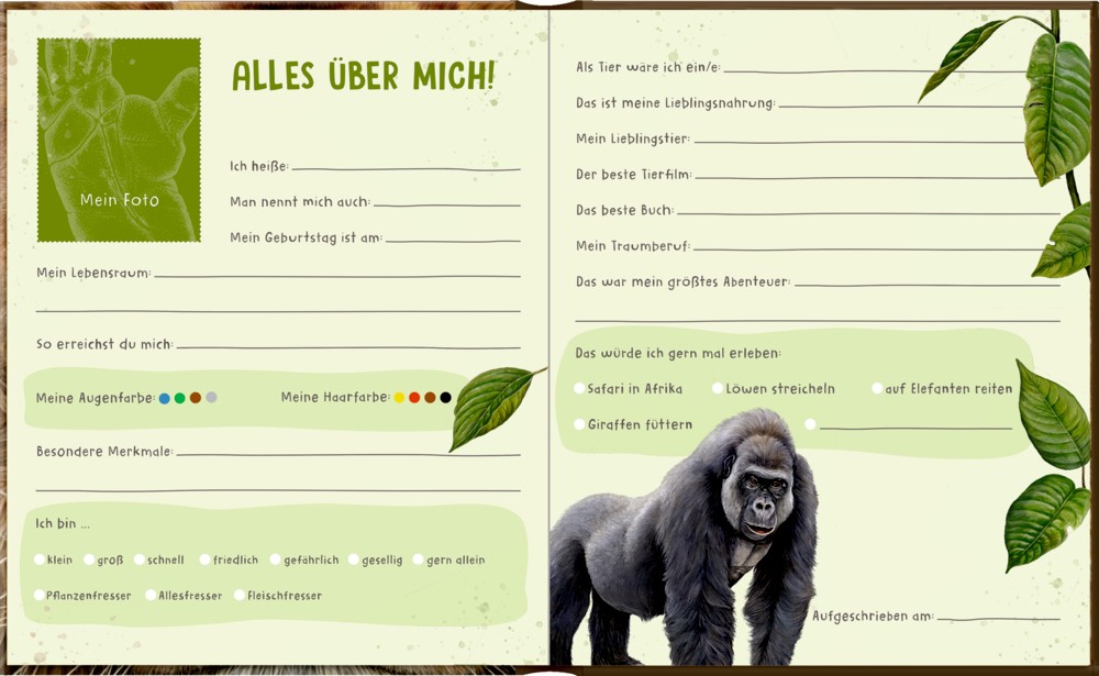 Spiegelburg Freundebuch Innenansichtt