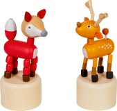Spiegelburg Wackel-Zappel-Tier Weihnachten